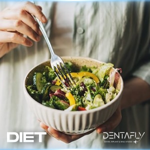 Diet food for dental implant treatment