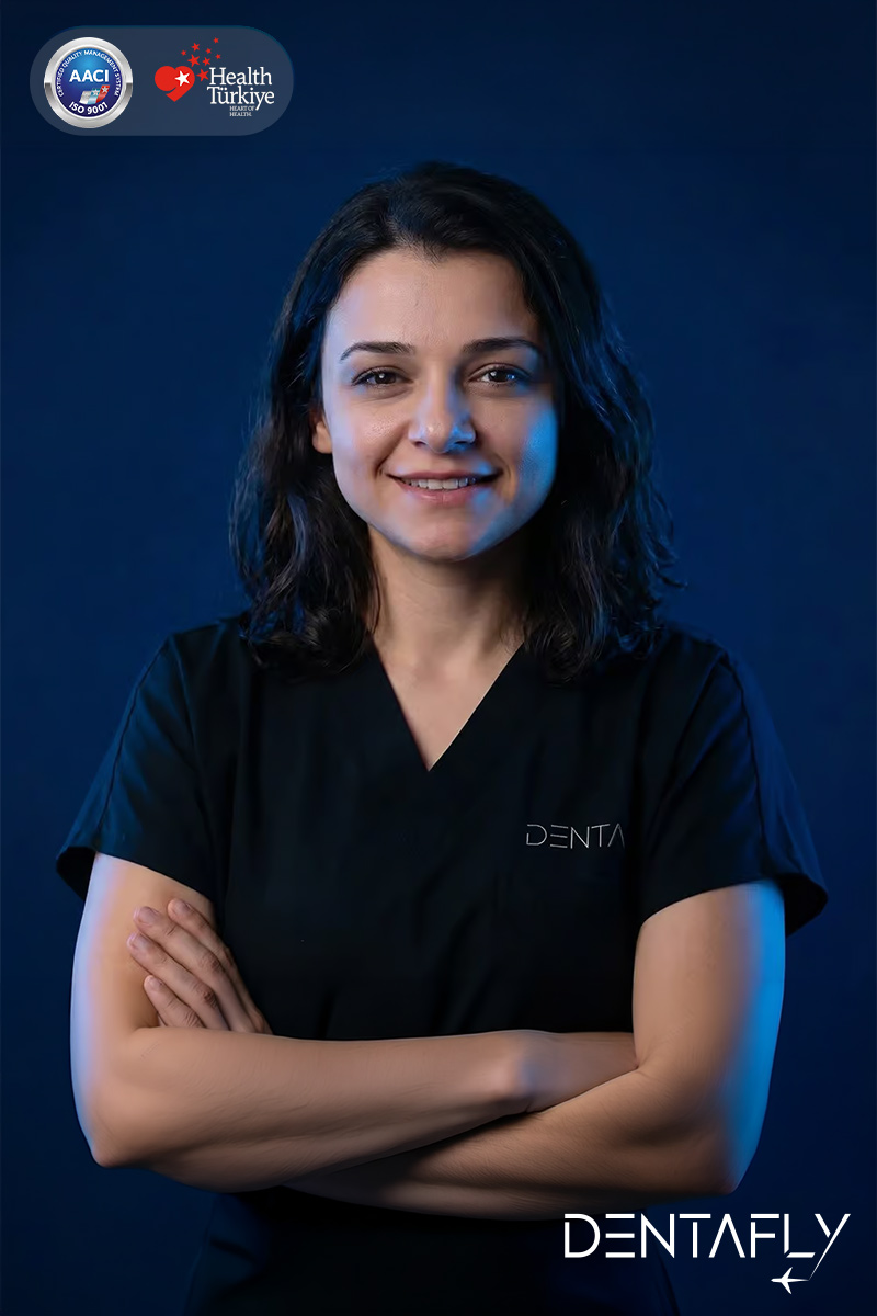 Asst. Prof. Dt. Gülen Kamak — periodontology specialist at Dentafly Antalya
