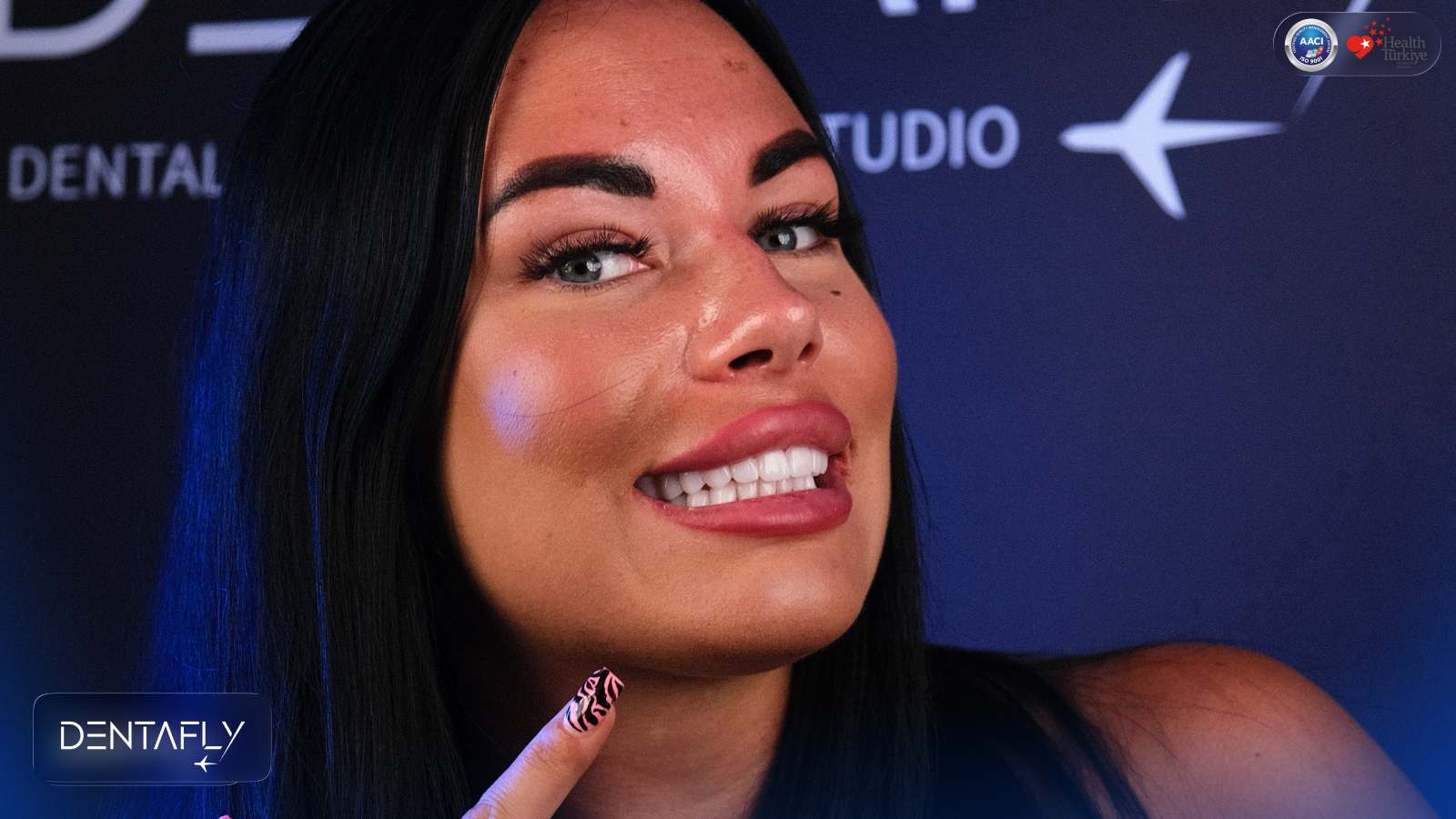 Hollywood smile vs natural smile makeover decision guide UK patient choosing brighter BL1 zirconia or natural VITA A2 E.max shade Dentafly Antalya cosmetic dentistry