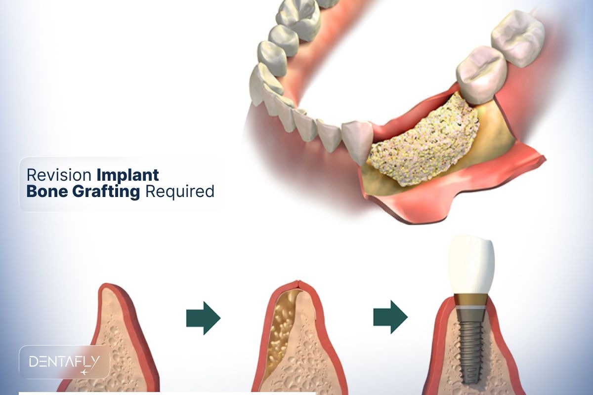 Revision implant bone grafting required autograft allograft xenograft synthetic materials site reconstruction