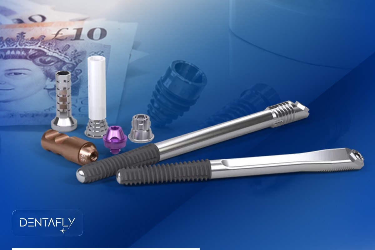 Zygomatic implant cost UK £12000 vs Dentafly Turkey £2500 saving 70%