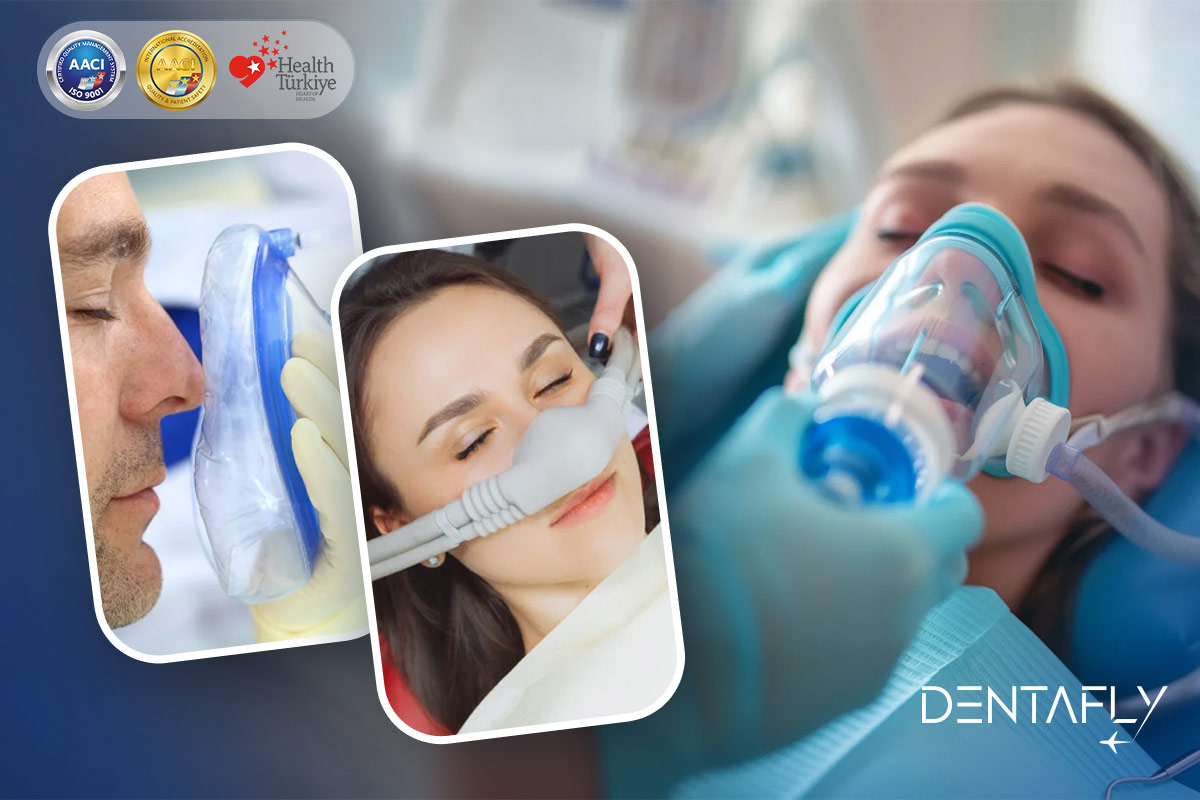 Comparison of four dental anaesthesia options: local anaesthesia, nitrous oxide minimal sedation, IV sedation, and general anaesthesia at Dentafly Antalya